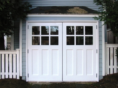 Swing Carriage House Garage Doors, Seattle Custom Garage Doors